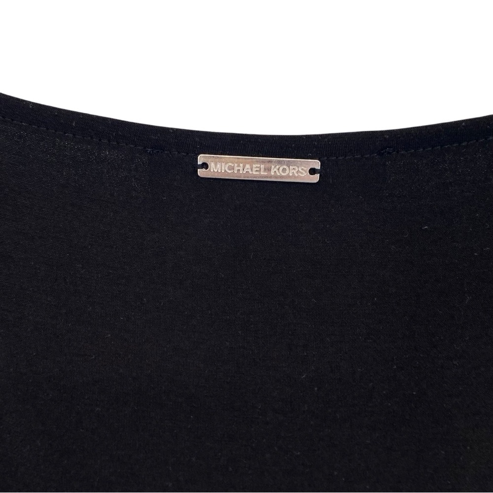 Michael Kors Grommet Embellished Black Maxi Dress - Picture 9 of 12
